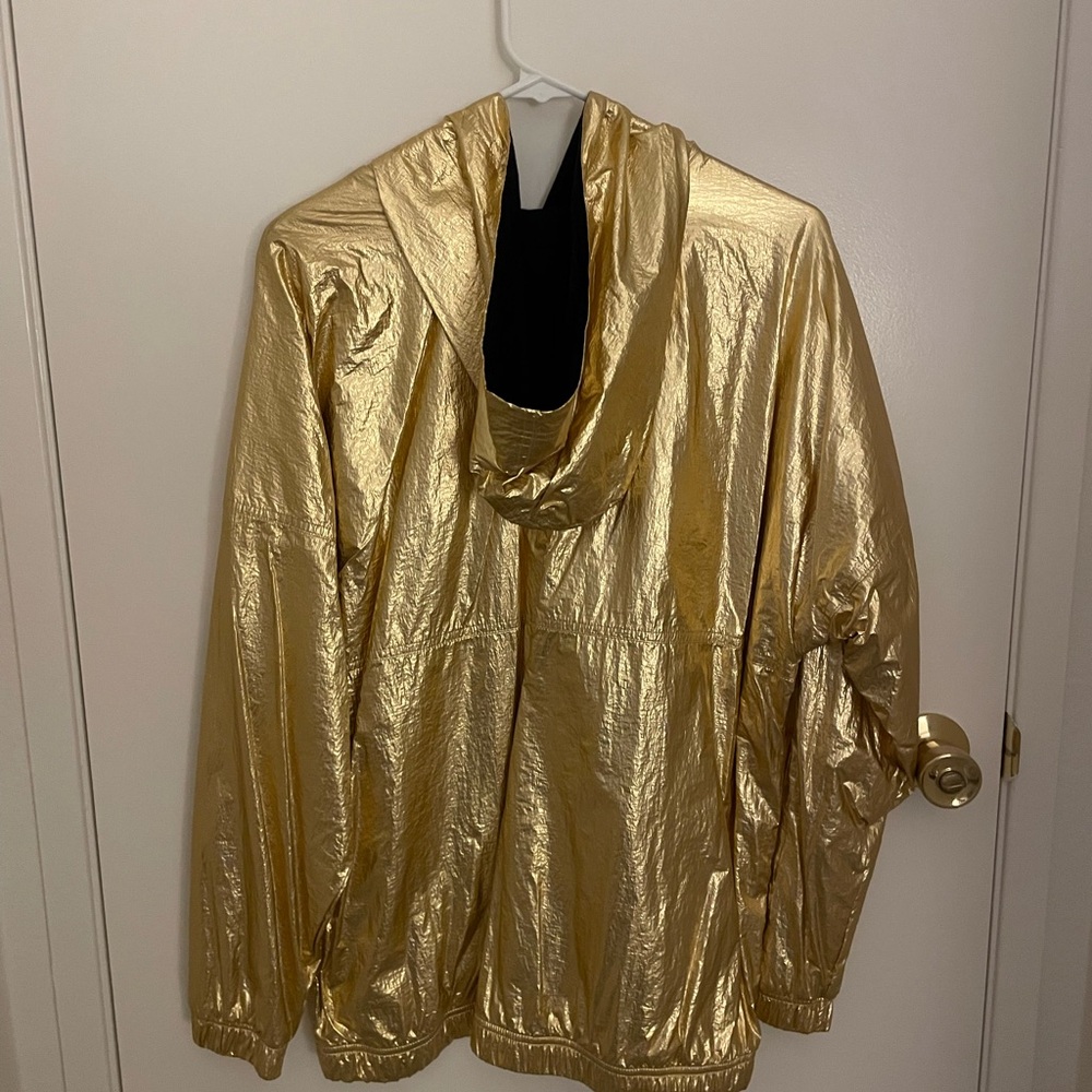 Adidas Metallic Gold Pullover Jacket - image 2